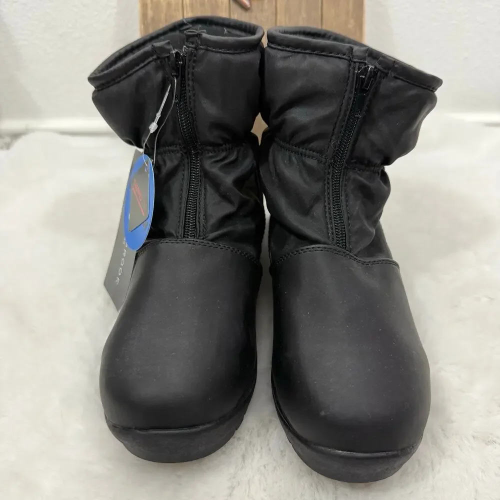 Women's Weatherproof ThermoLite Front Zipper Boots Size 8‎ NWT JAM